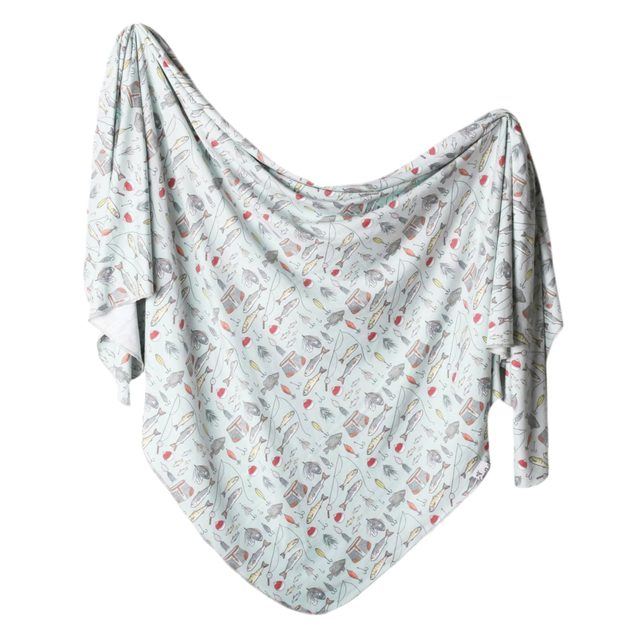 Knit Swaddle Blanket - Trout by Copper Pearl