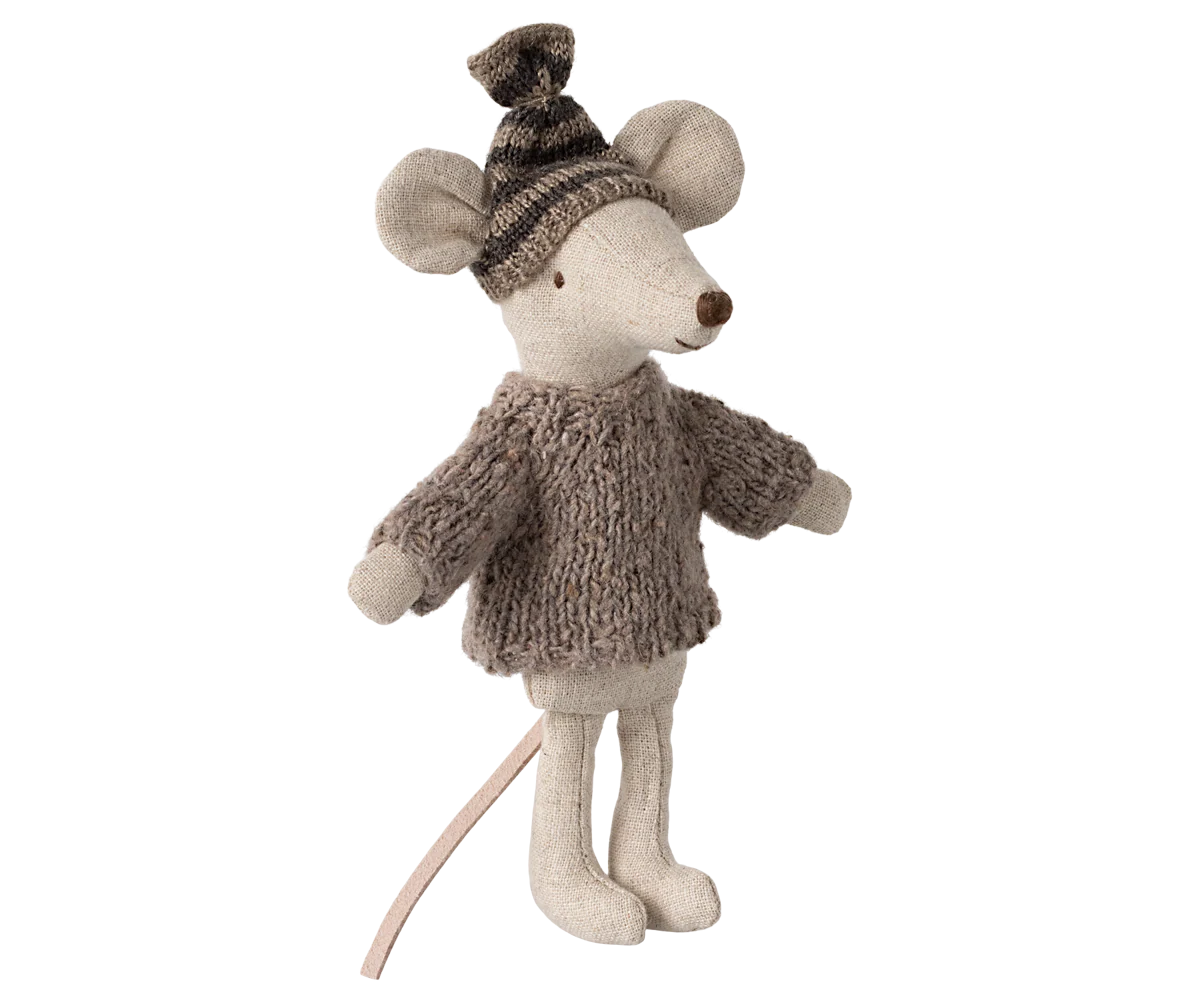 Knitted Sweater and Hat, Big Brother Mouse by Maileg - Image 2