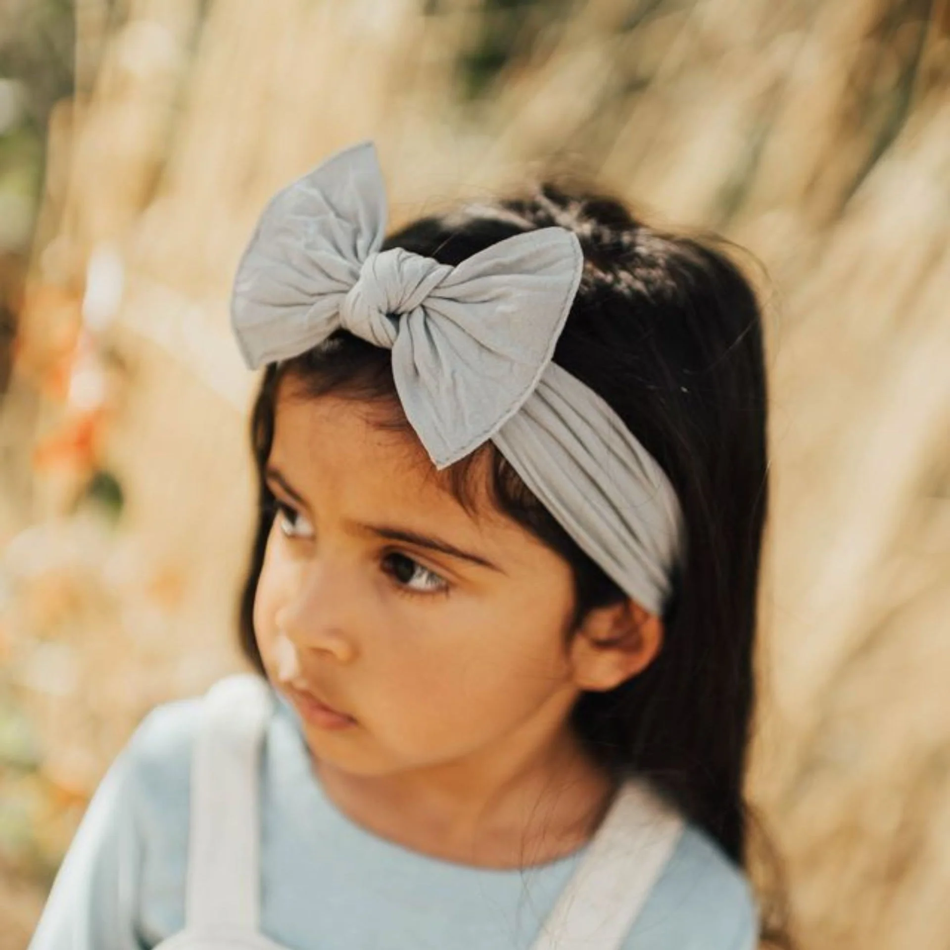 Knot Headband - Grey by Baby Bling - Image 5