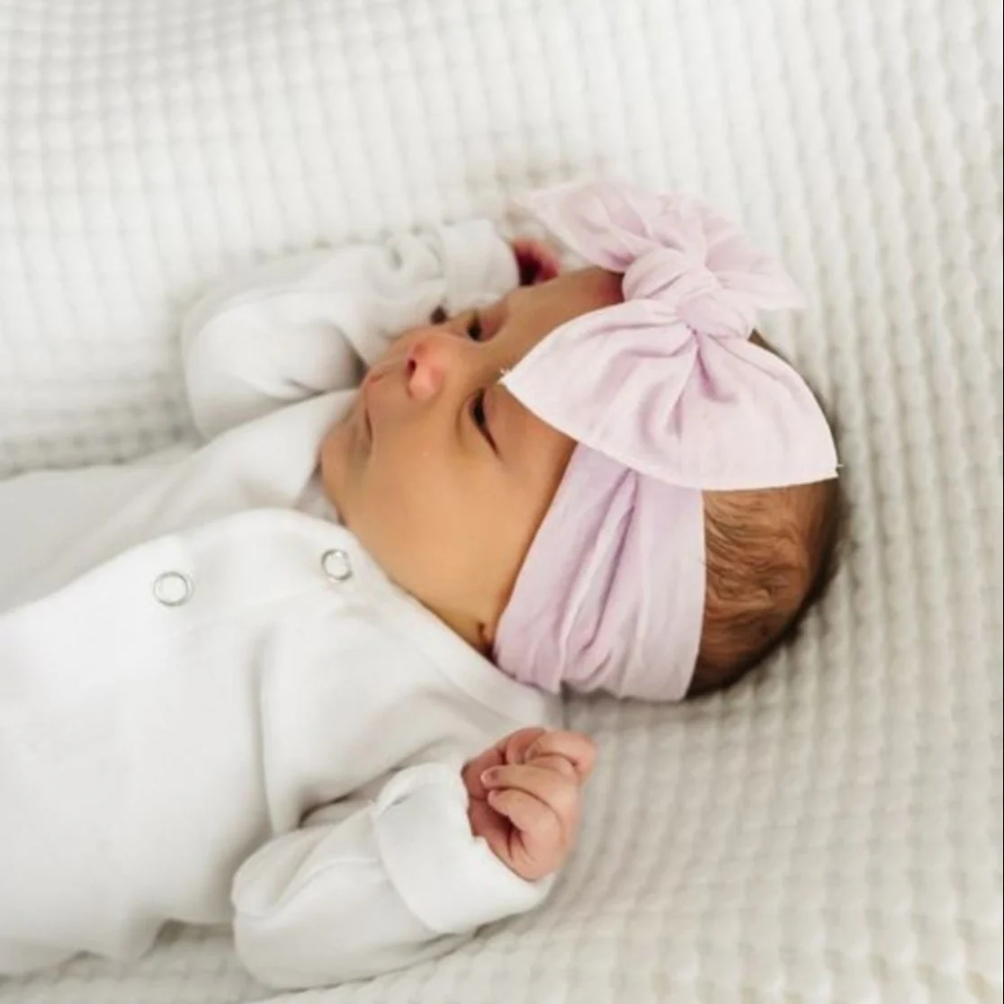 Knot Headband - Mauve by Baby Bling - Image 2