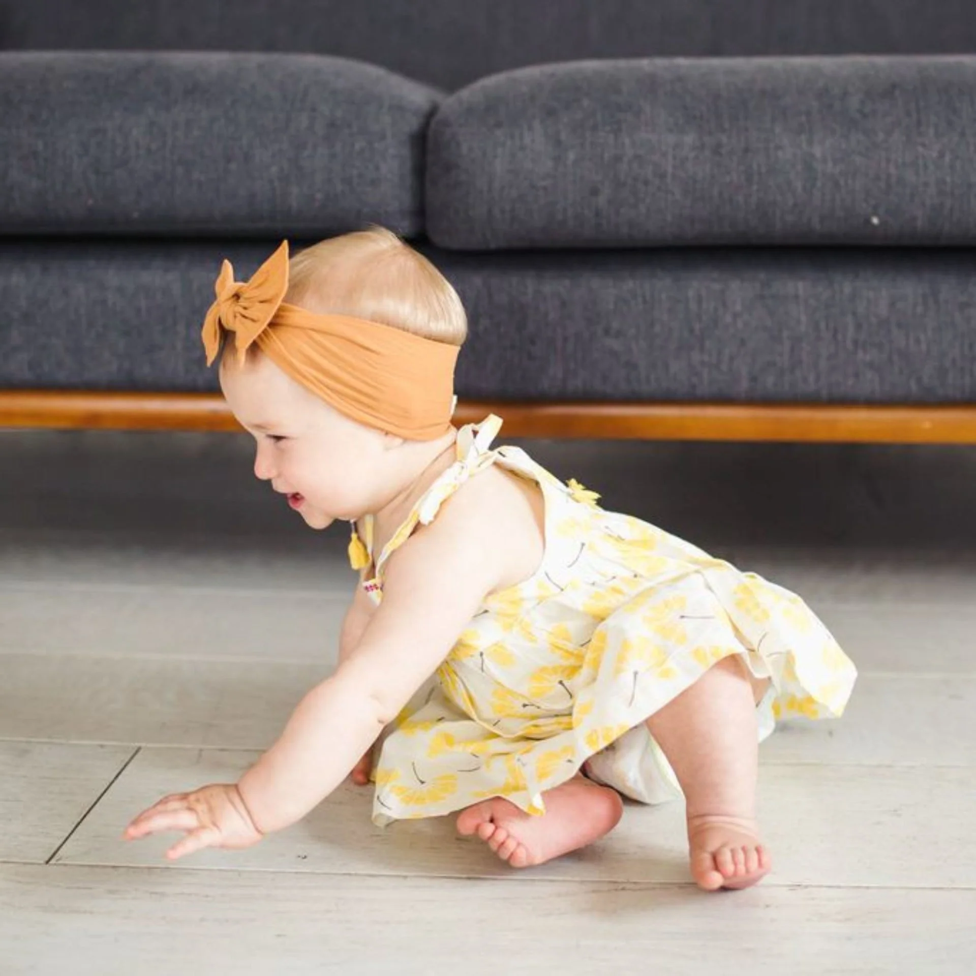 Knot Headband - Camel by Baby Bling - Image 4