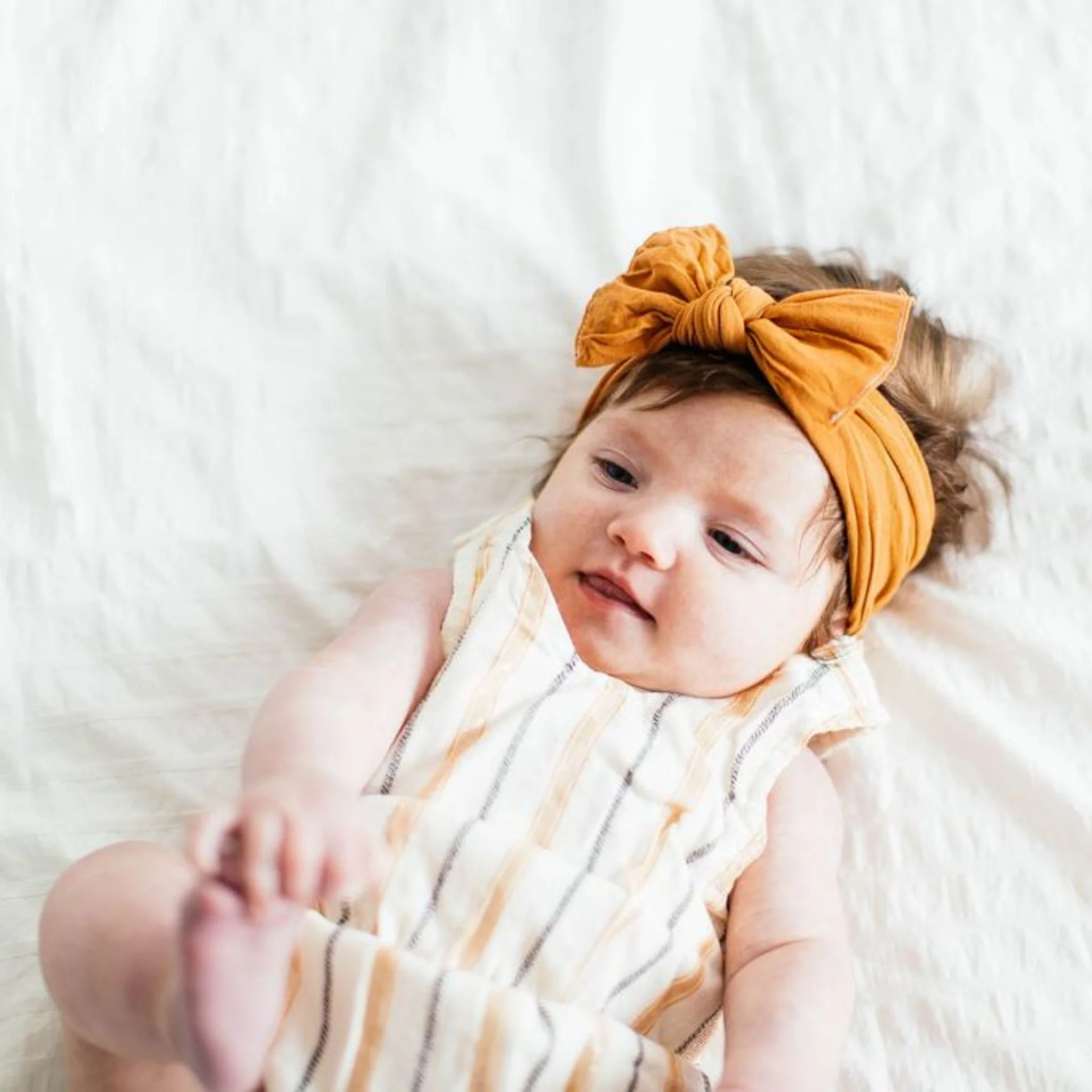 Knot Headband - Camel by Baby Bling - Image 5