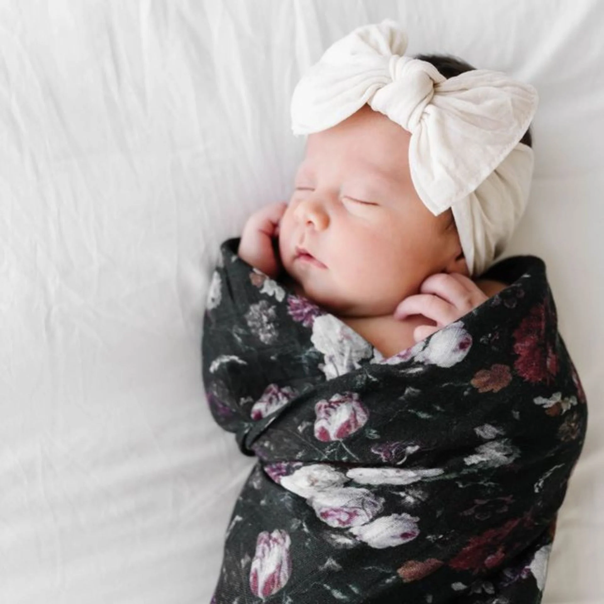 Knot Headband - Oatmeal by Baby Bling - Image 5