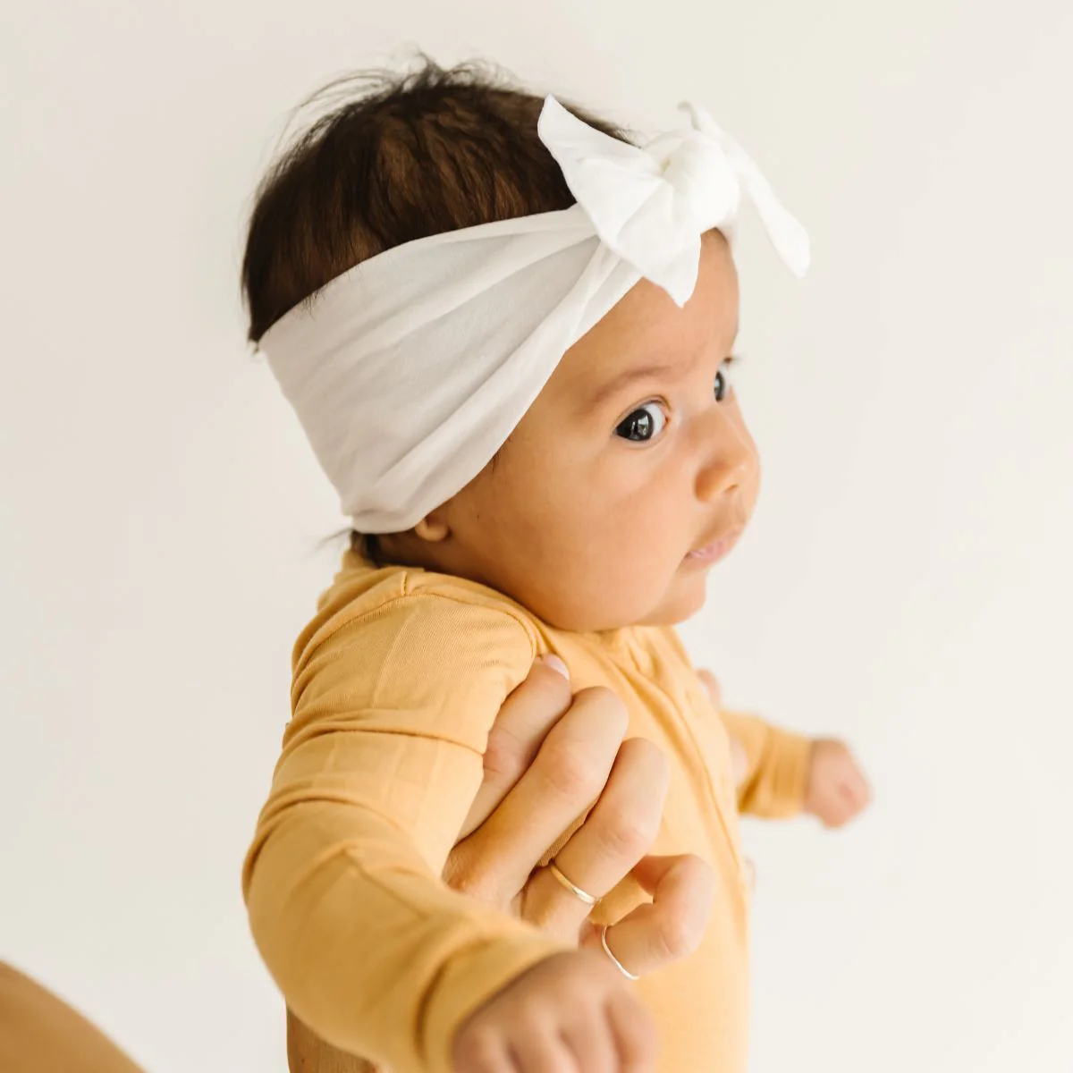 Knot Headband - White by Baby Bling - Image 4