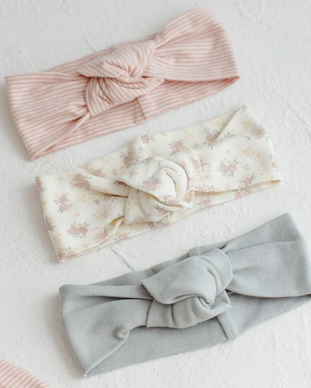 Knotted Headband - Flower Field by Quincy Mae - Image 2