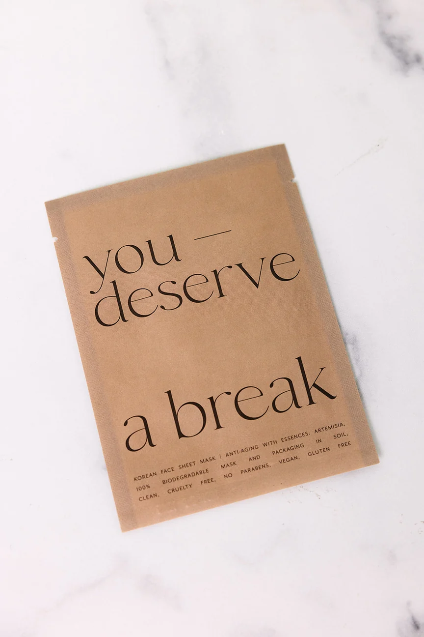 Korean Sheet Mask - You Deserve A Break by Lucky Owl - Image 2