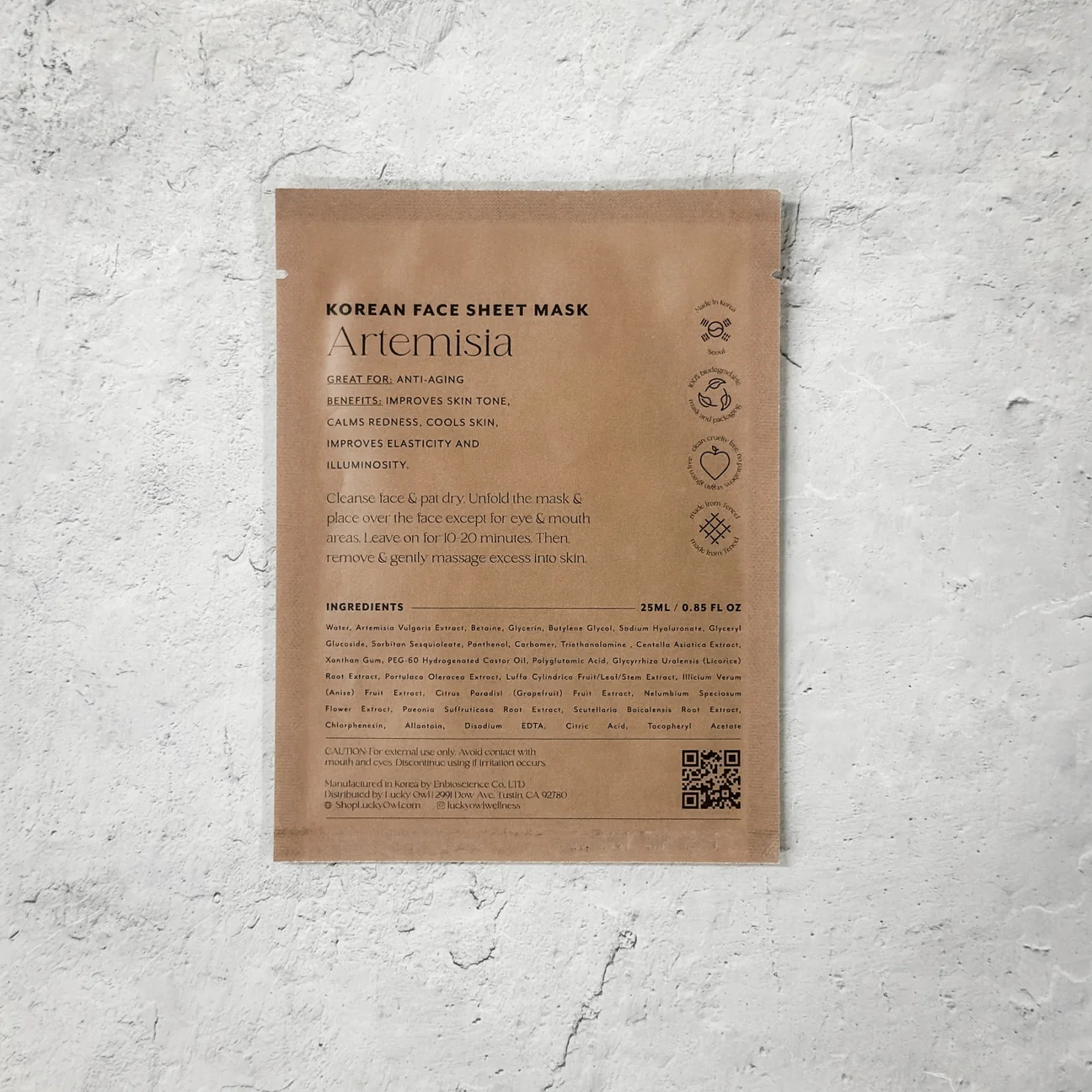 Korean Sheet Mask - You Deserve A Break by Lucky Owl - Image 3