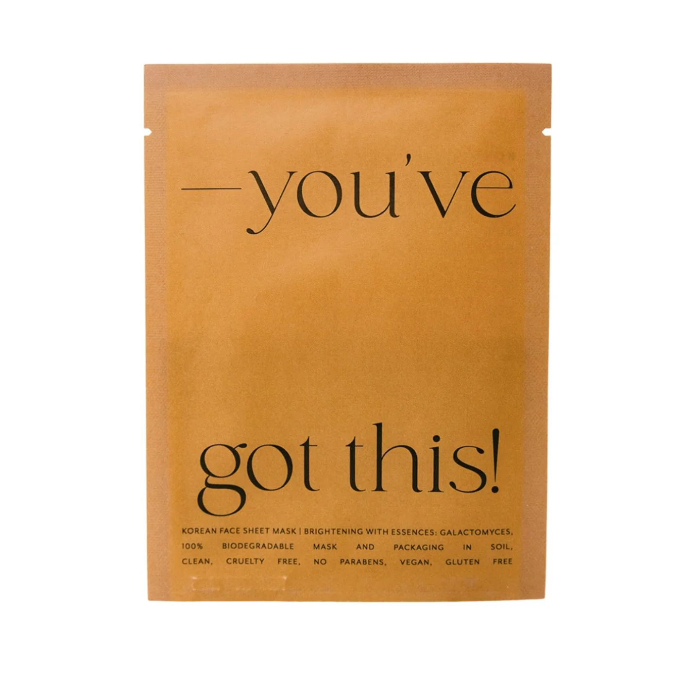 Korean Sheet Mask - You've Got This by Lucky Owl