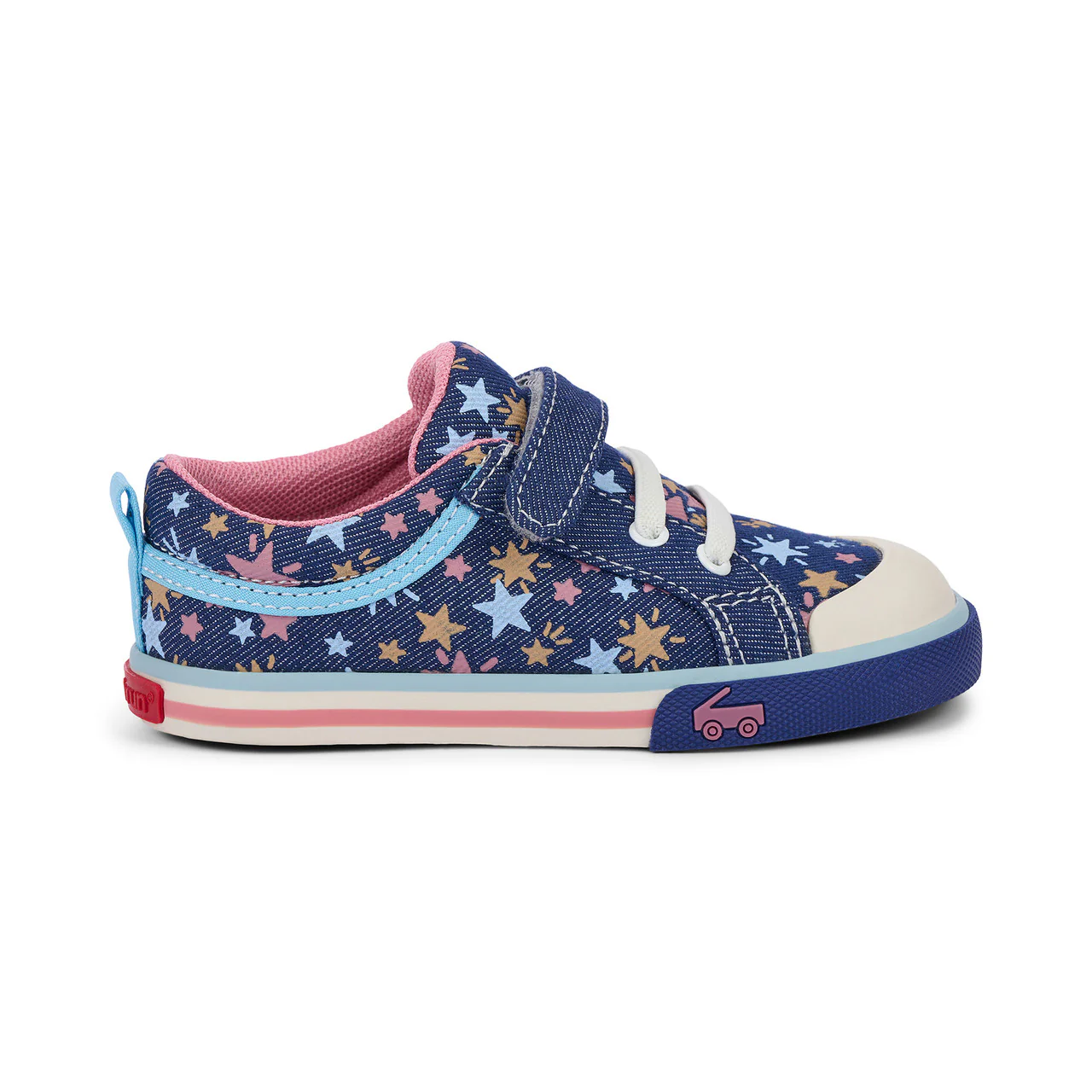 Kristin Shoes - Navy Denim/Stars by See Kai Run - Image 3