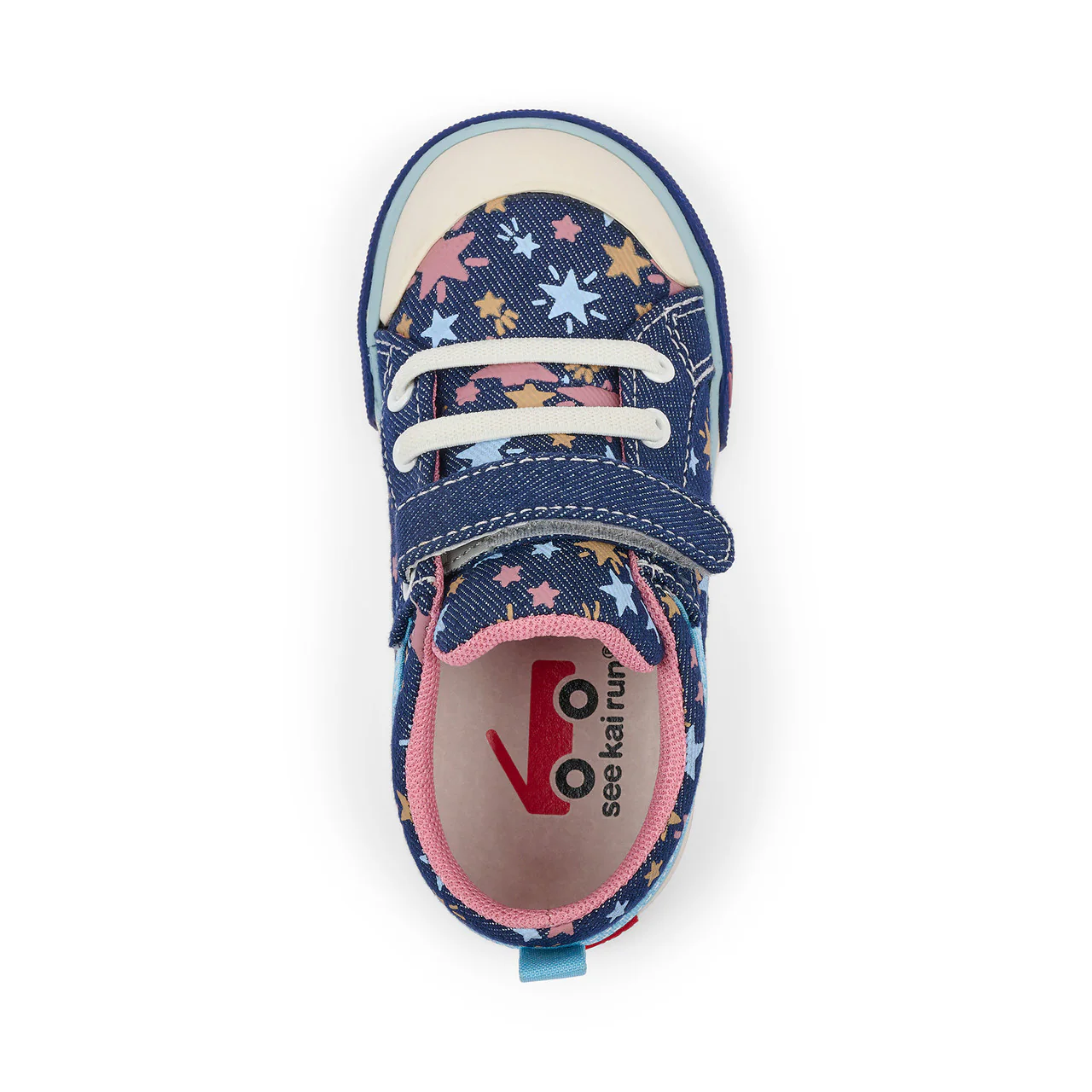 Kristin Shoes - Navy Denim/Stars by See Kai Run - Image 4