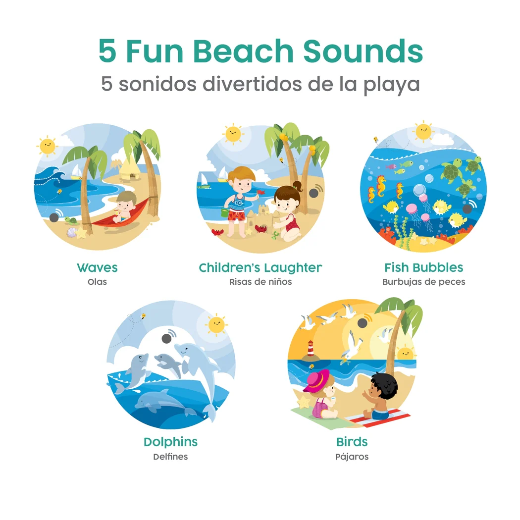 La Playa Bilingual Sound Book: Beach Sounds by Binibi - Image 3