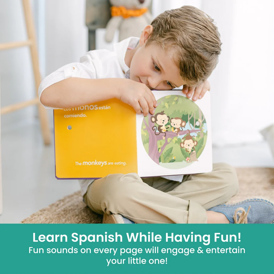 La Selva Bilingual Sound Book: Jungle Animal Sounds by Binibi - Image 9