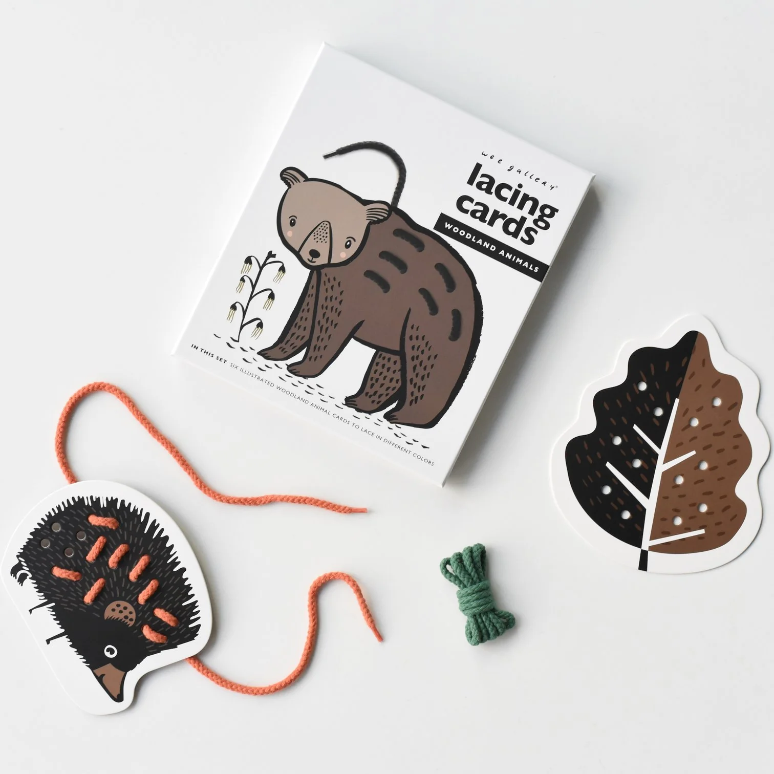 Woodland Lacing Cards by Wee Gallery - Image 5