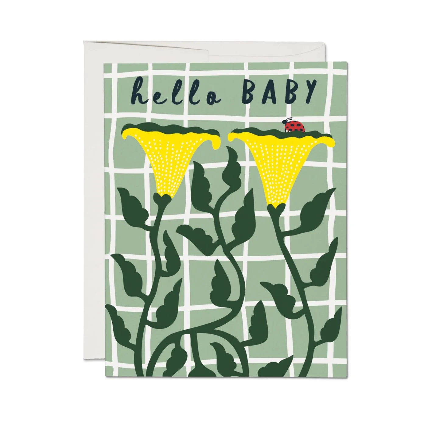 Ladybug Baby Card by Red Cap Cards