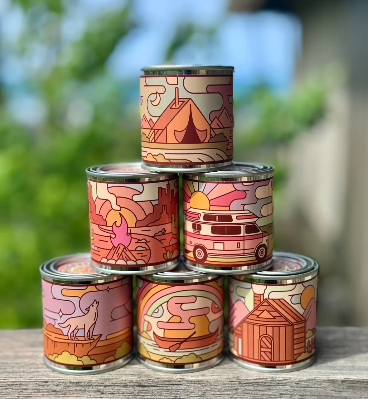 Lake Lover Soy Candle - Happy Camper Collection by Good & Well Supply Co. - Image 3