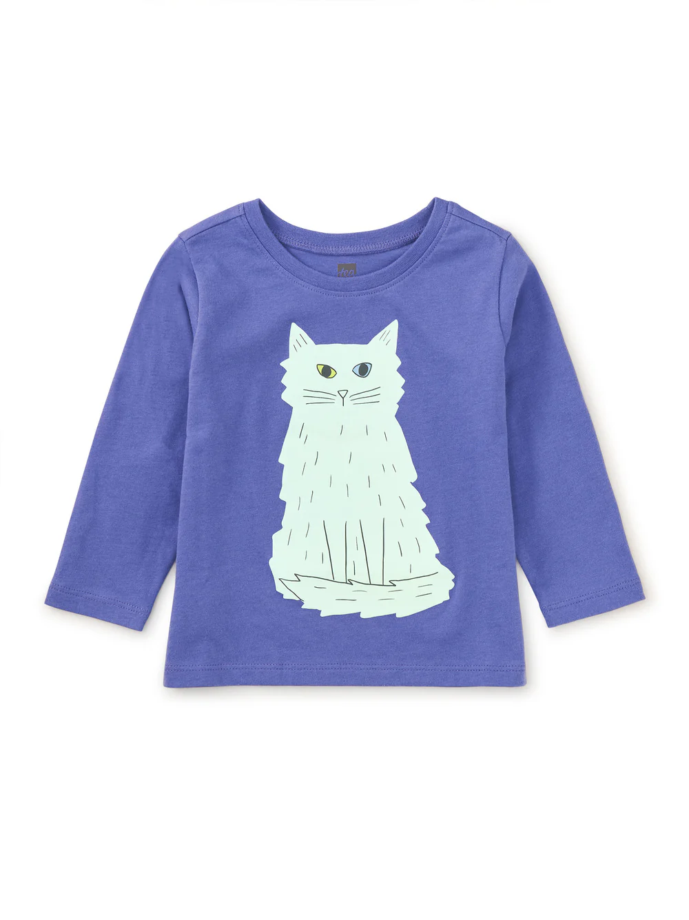 Lake Van Cat Glow Graphic Tee - Han Purple by Tea Collection - FINAL SALE - Image 2