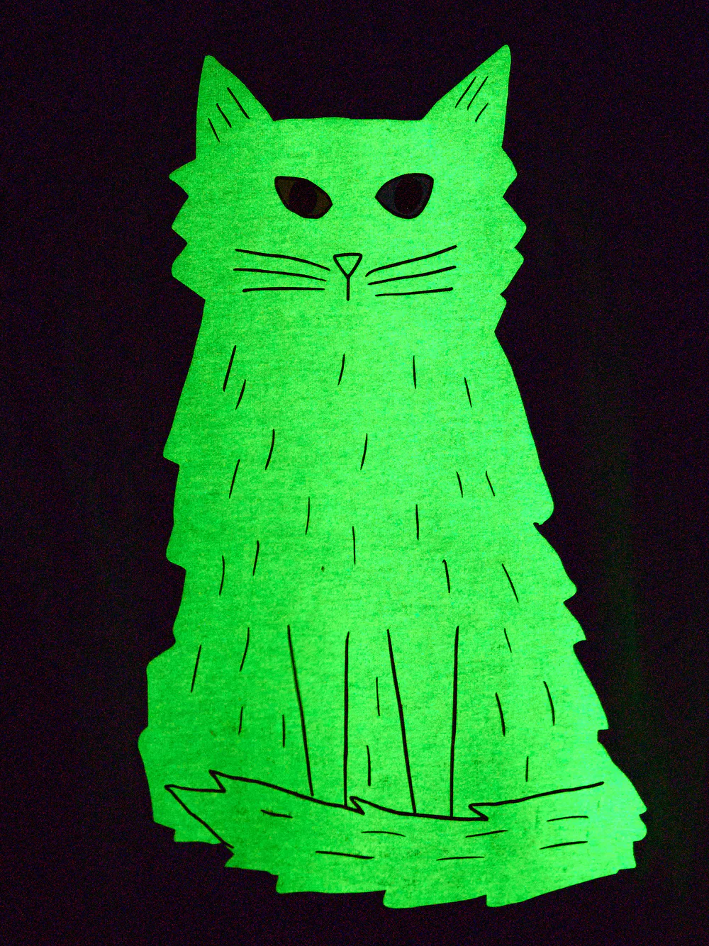 Lake Van Cat Glow Graphic Tee - Han Purple by Tea Collection - FINAL SALE - Image 3