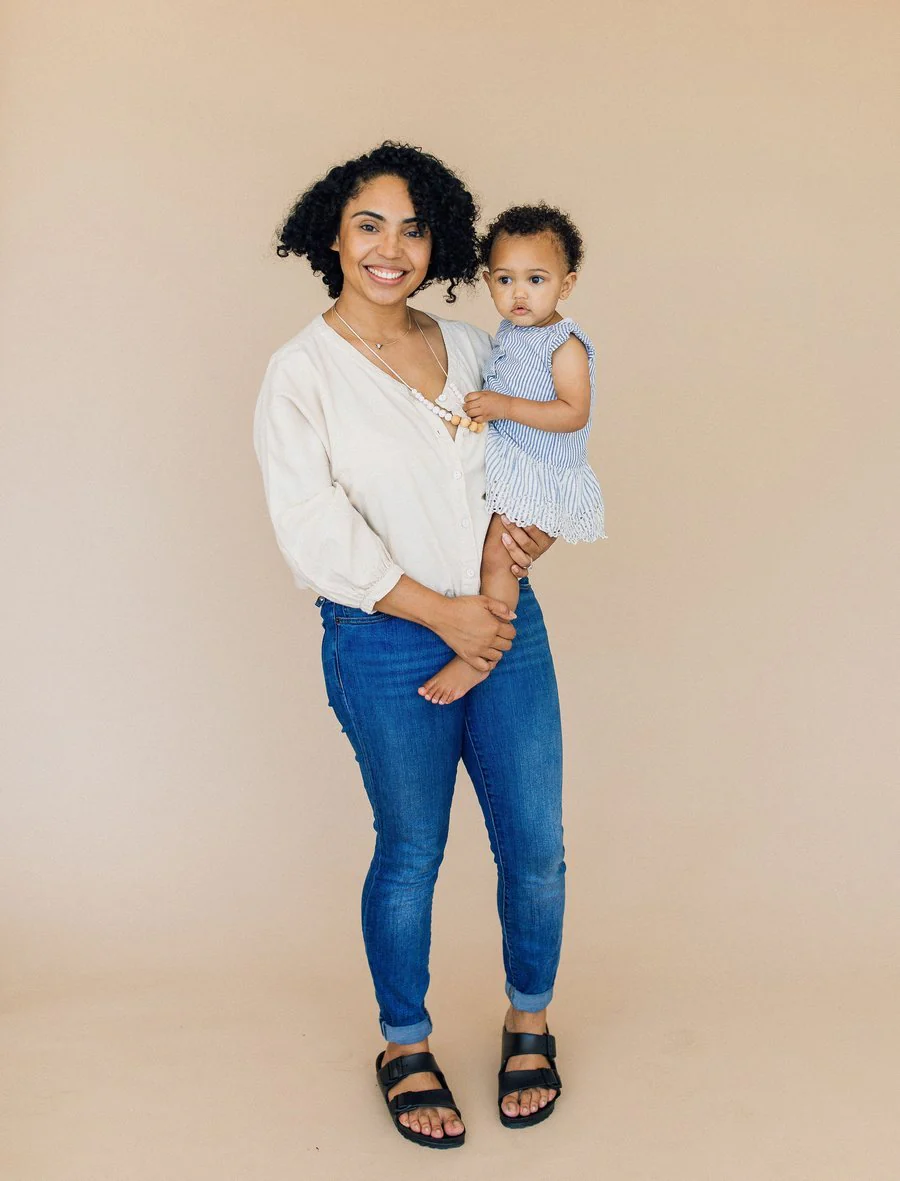 Landon Teething Necklace - Rose Quartz by Chewable Charm - Image 2