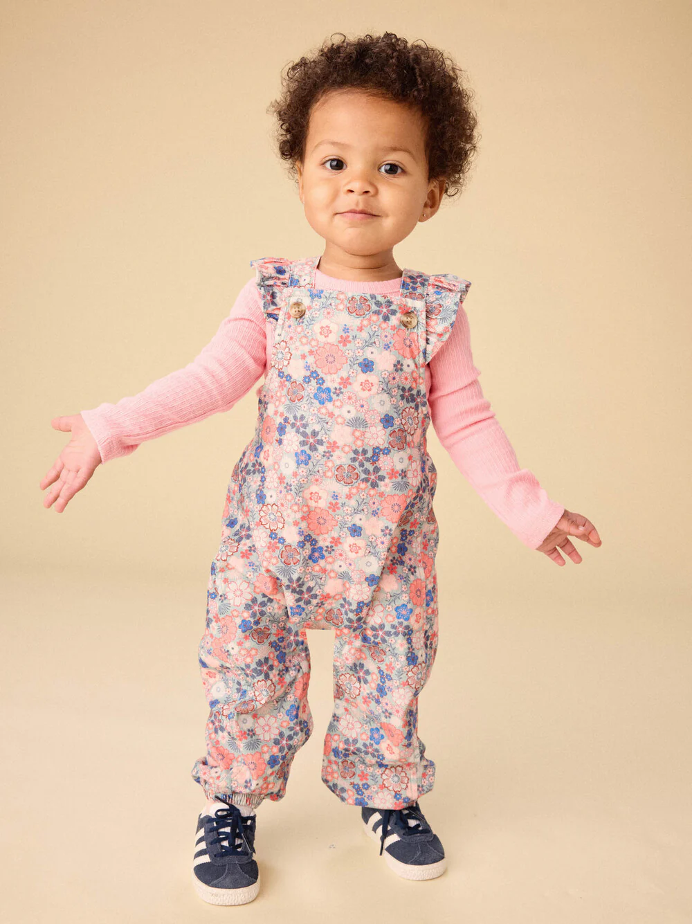 Lap Shoulder Baby Bodysuit - Cherry Blossom by Tea Collection - FINAL SALE - Image 2