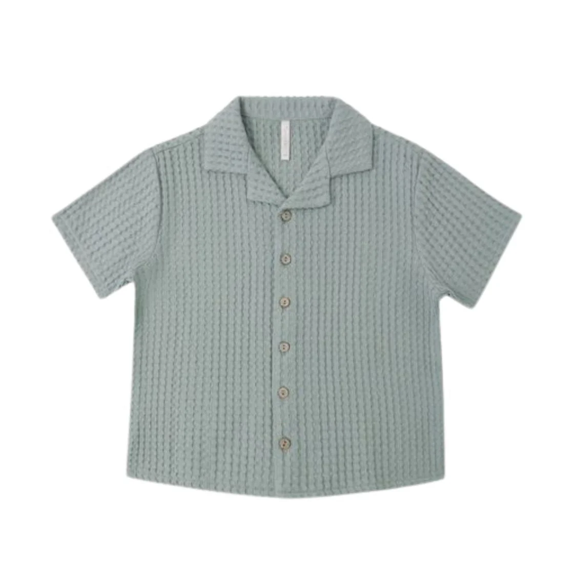 Lapel Collar Shirt - Sea Green by Rylee + Cru