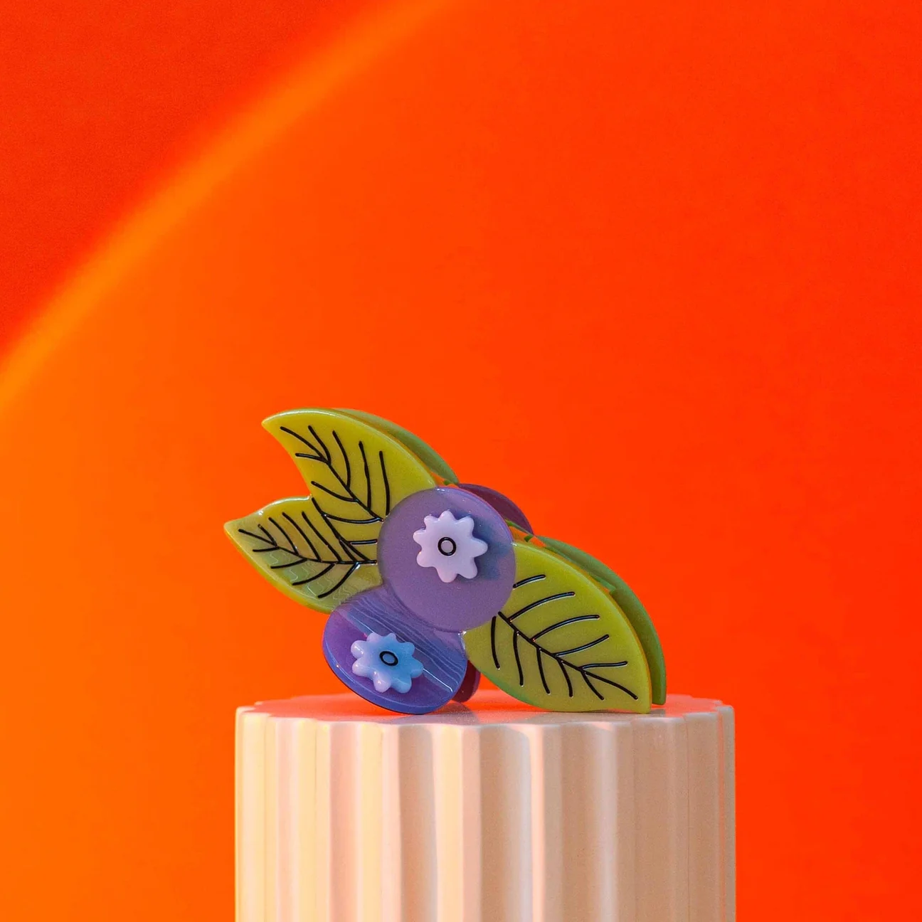 Large Blueberry Hair Claw Clip by Jenny Lemons - Image 4