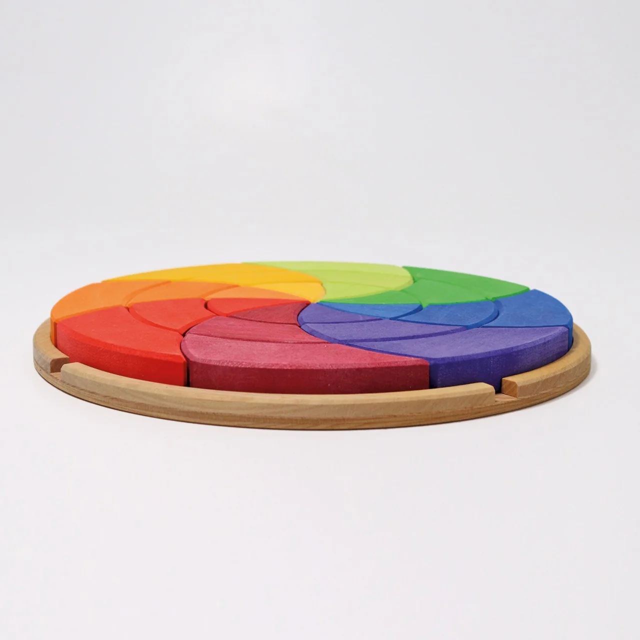 Large Color Circle Goethe Wooden Blocks by Grimm's - Image 5