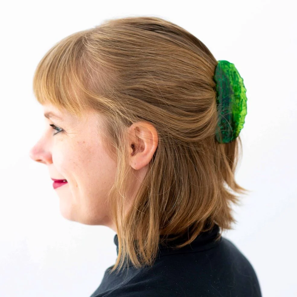 Large Pickle Hair Claw Clip by Jenny Lemons - Image 3