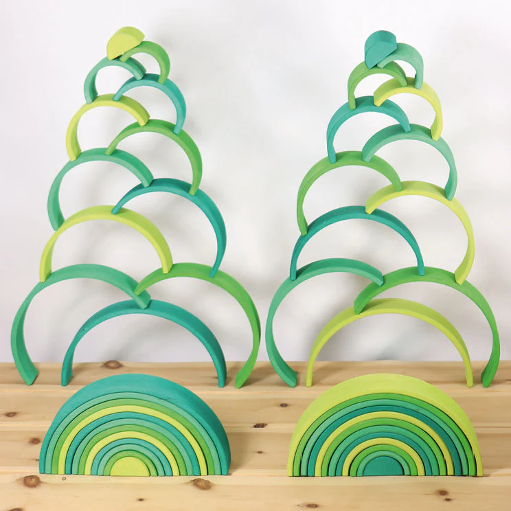 Large Rainbow - Forest Green by Grimm's - Image 5