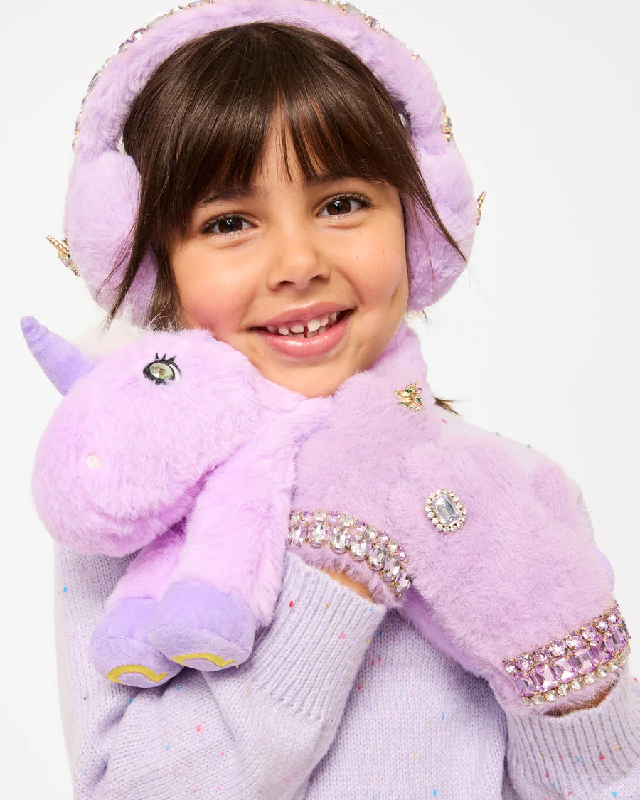 Lavender Dreams Jeweled Gloves by Super Smalls - Image 3