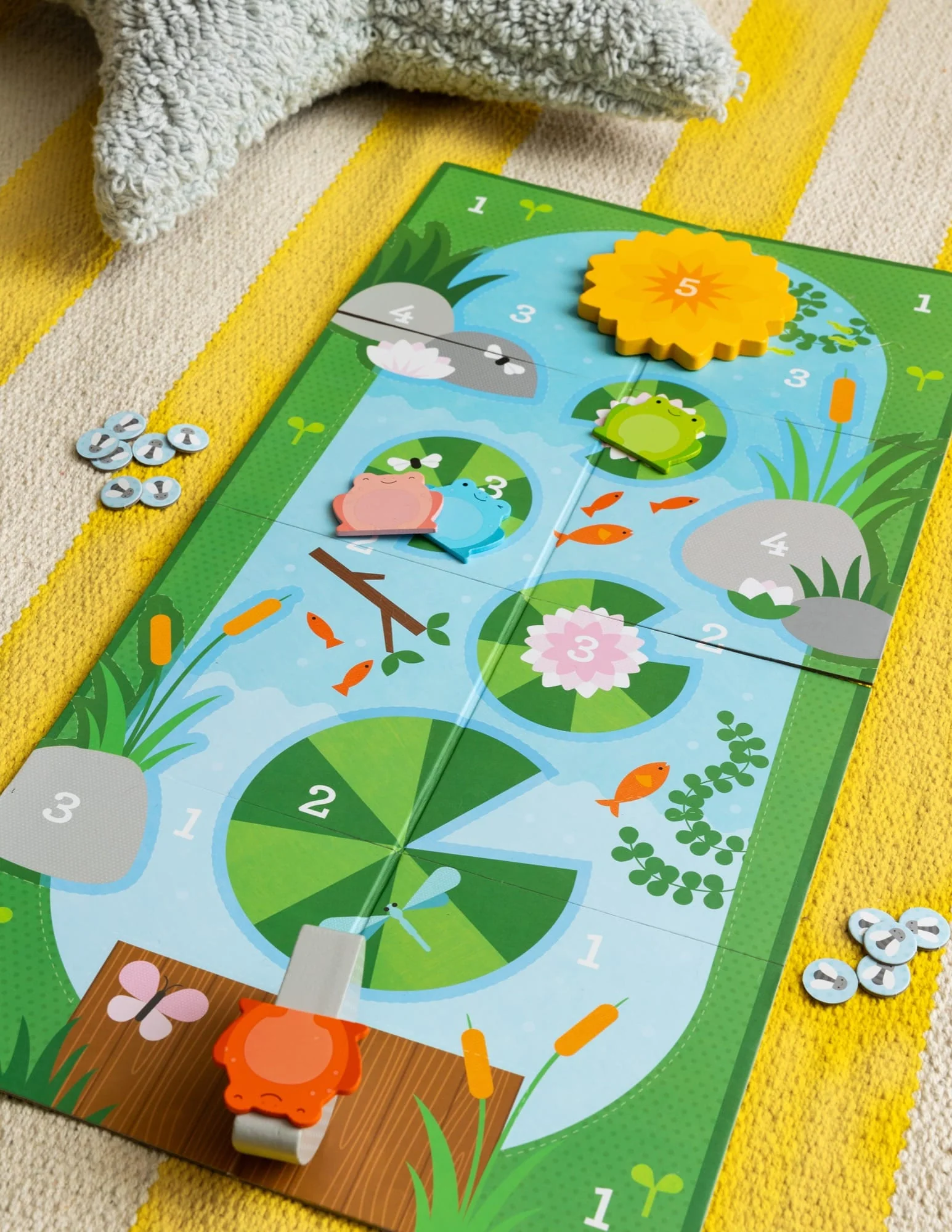 Leaping Frogs! Game by Petit Collage - Image 4