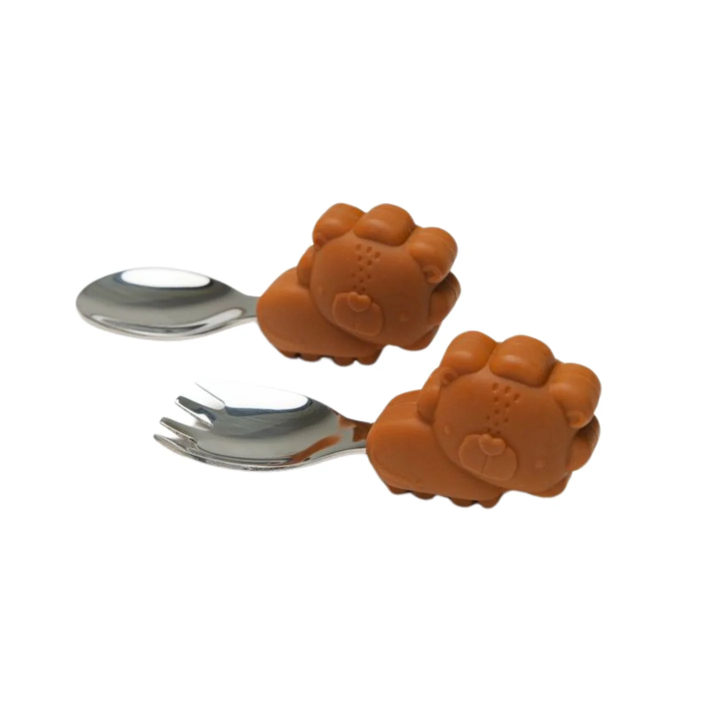 Learning Spoon & Fork - Lion by Loulou Lollipop