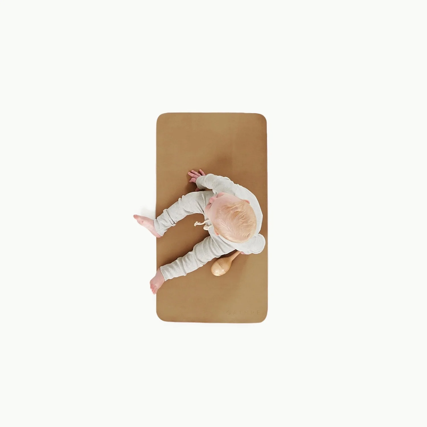 Leather Micro+ Changing Mat - Camel by Gathre - Image 2