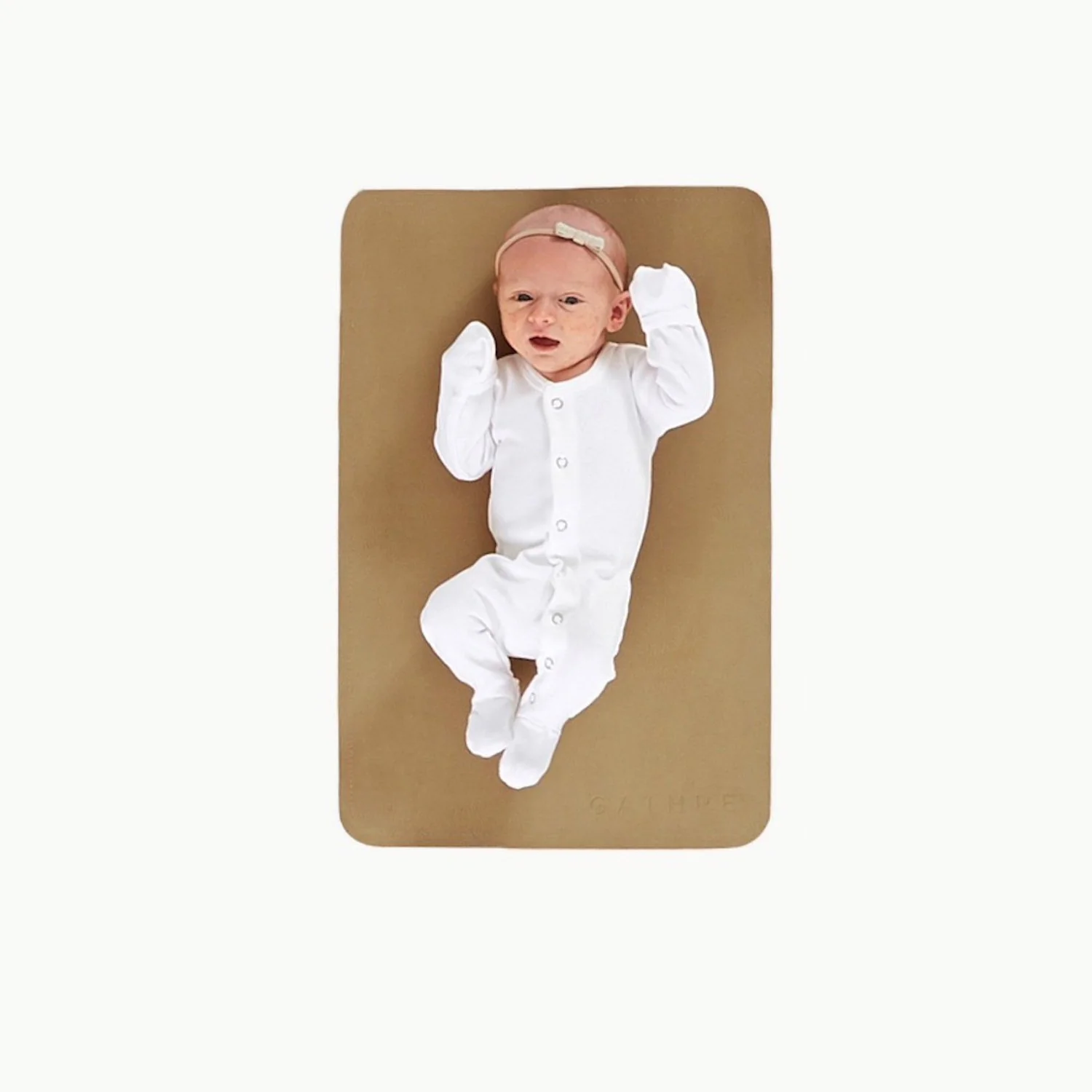Leather Micro Changing Mat - Camel by Gathre - Image 2