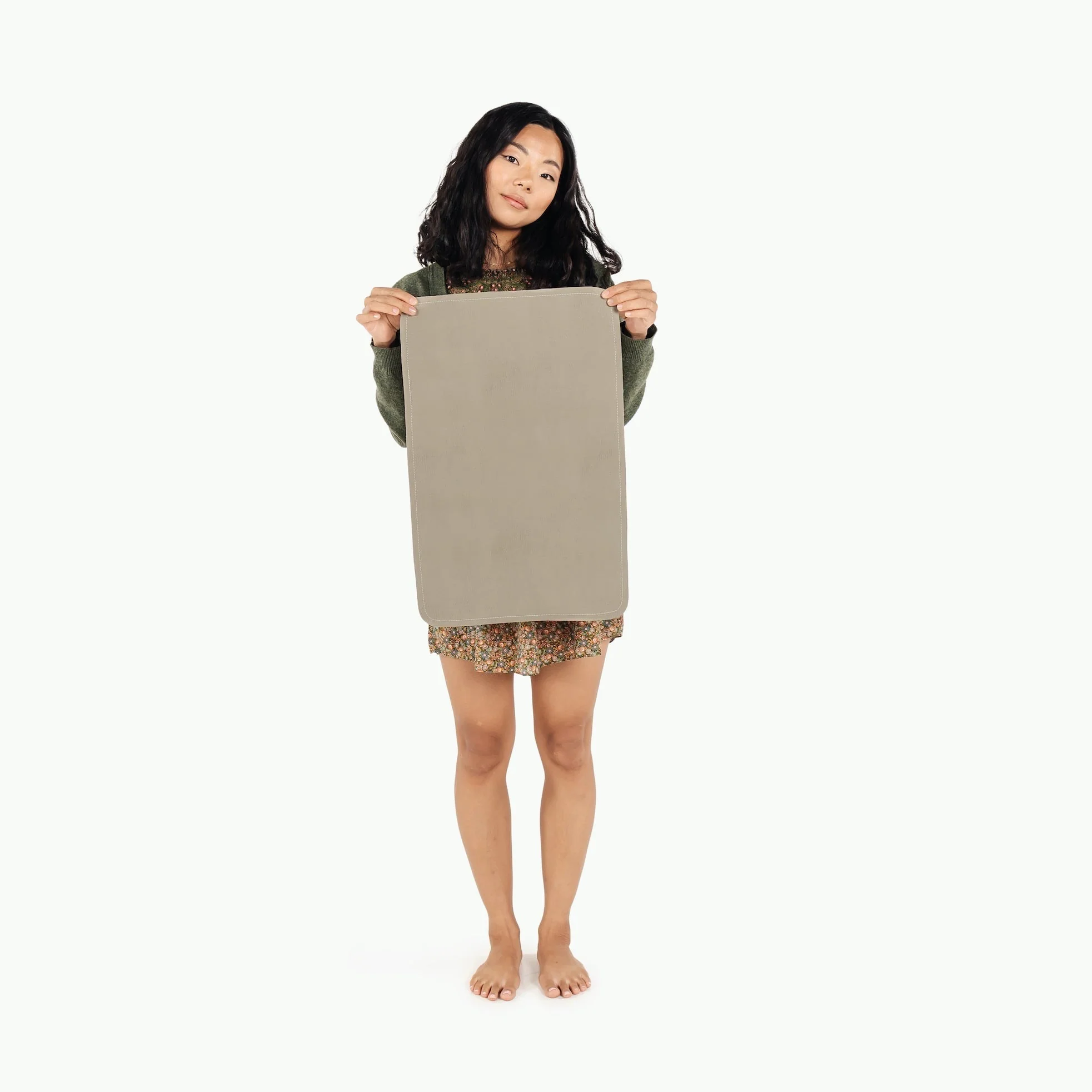 Leather Micro Changing Mat - Grove by Gathre