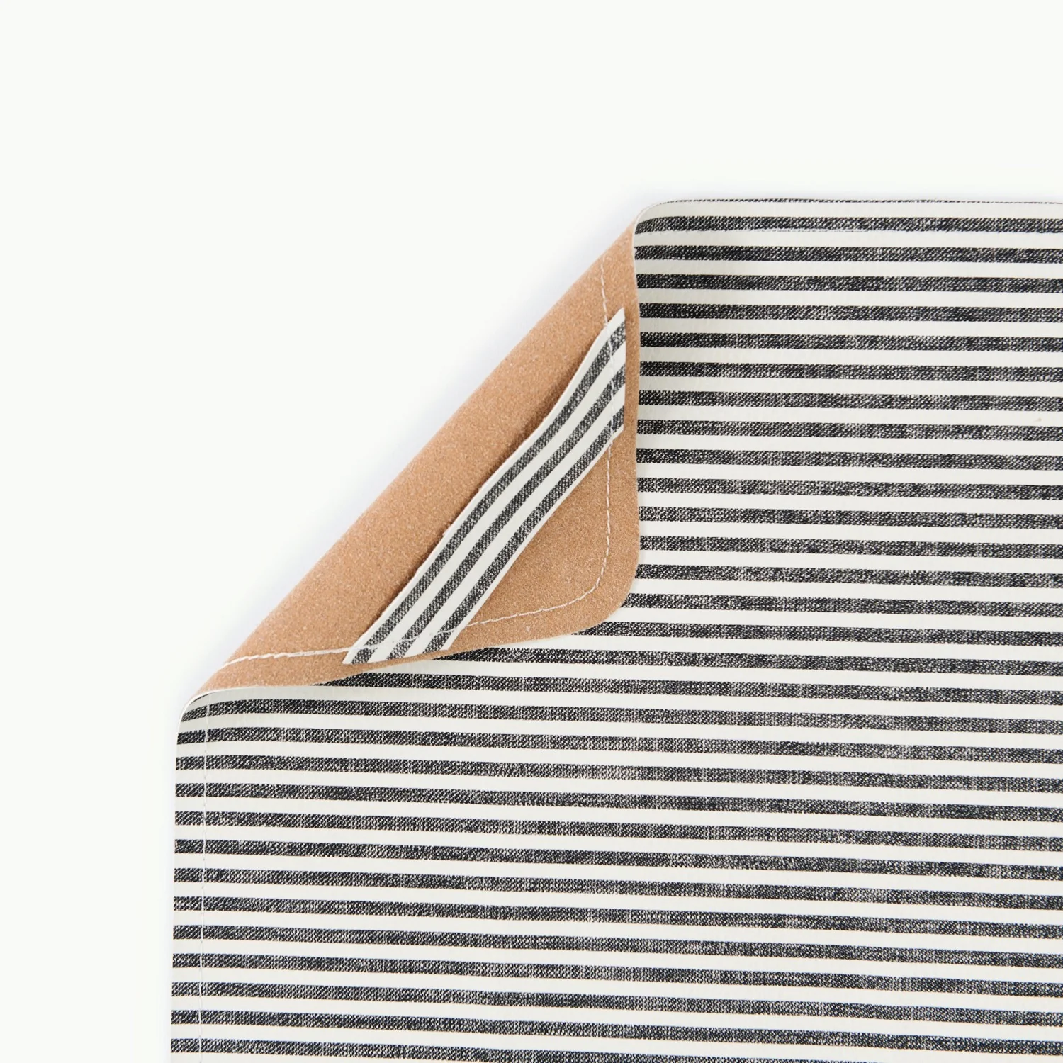 Leather Micro+ Changing Mat - Stone Stripe by Gathre - Image 3