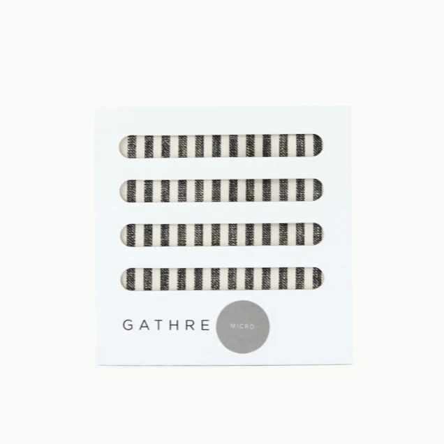 Leather Mini Mat - Stone Stripe by Gathre - Image 2