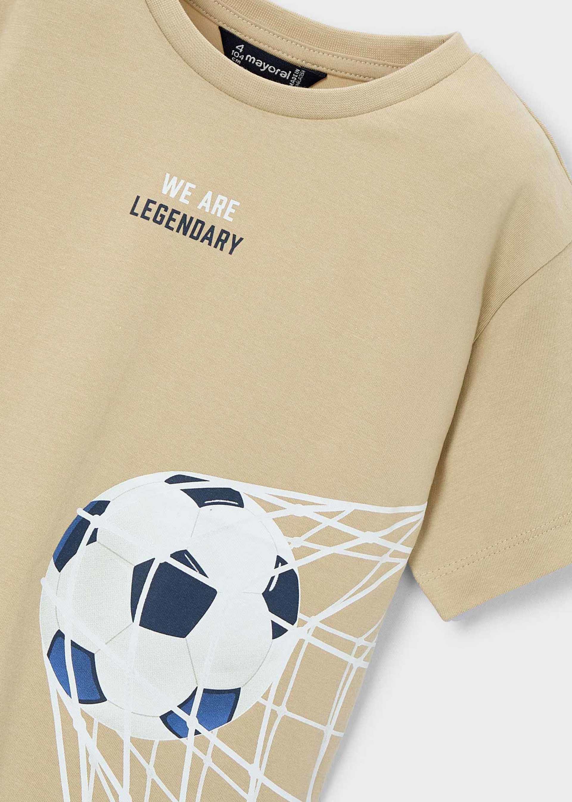 Legendary Soccer Tee - Walnut by Mayoral - Image 5