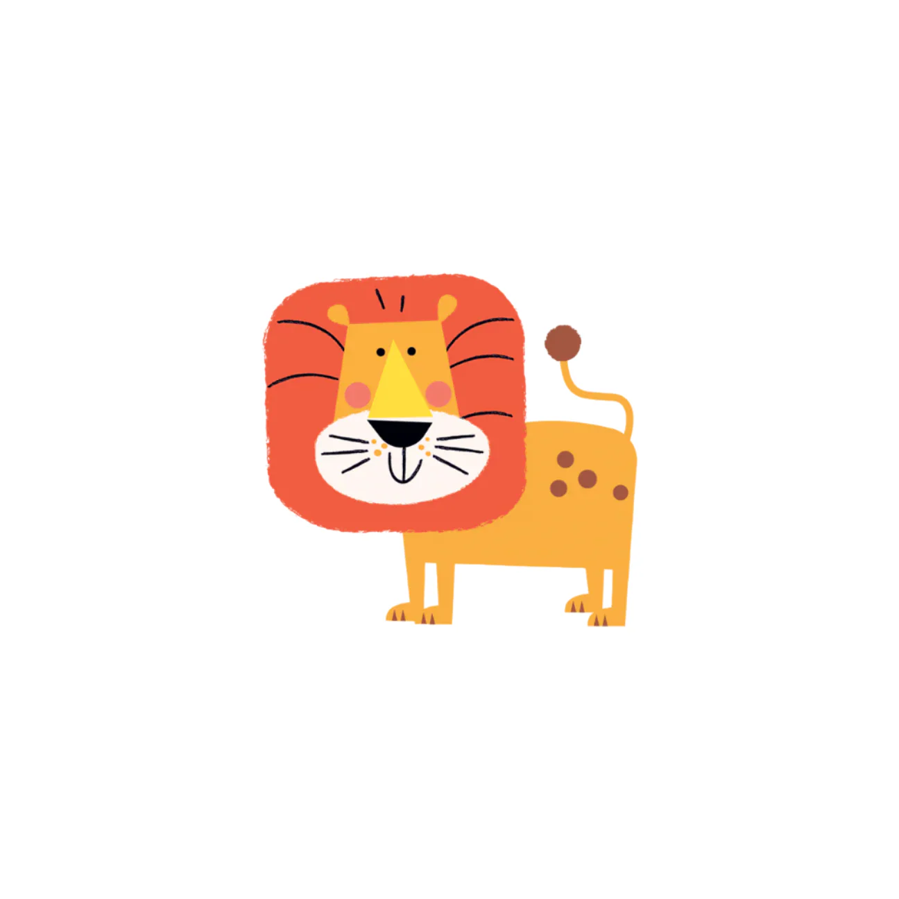 Leo Lion Tattoos - Set of 2 by Tattly
