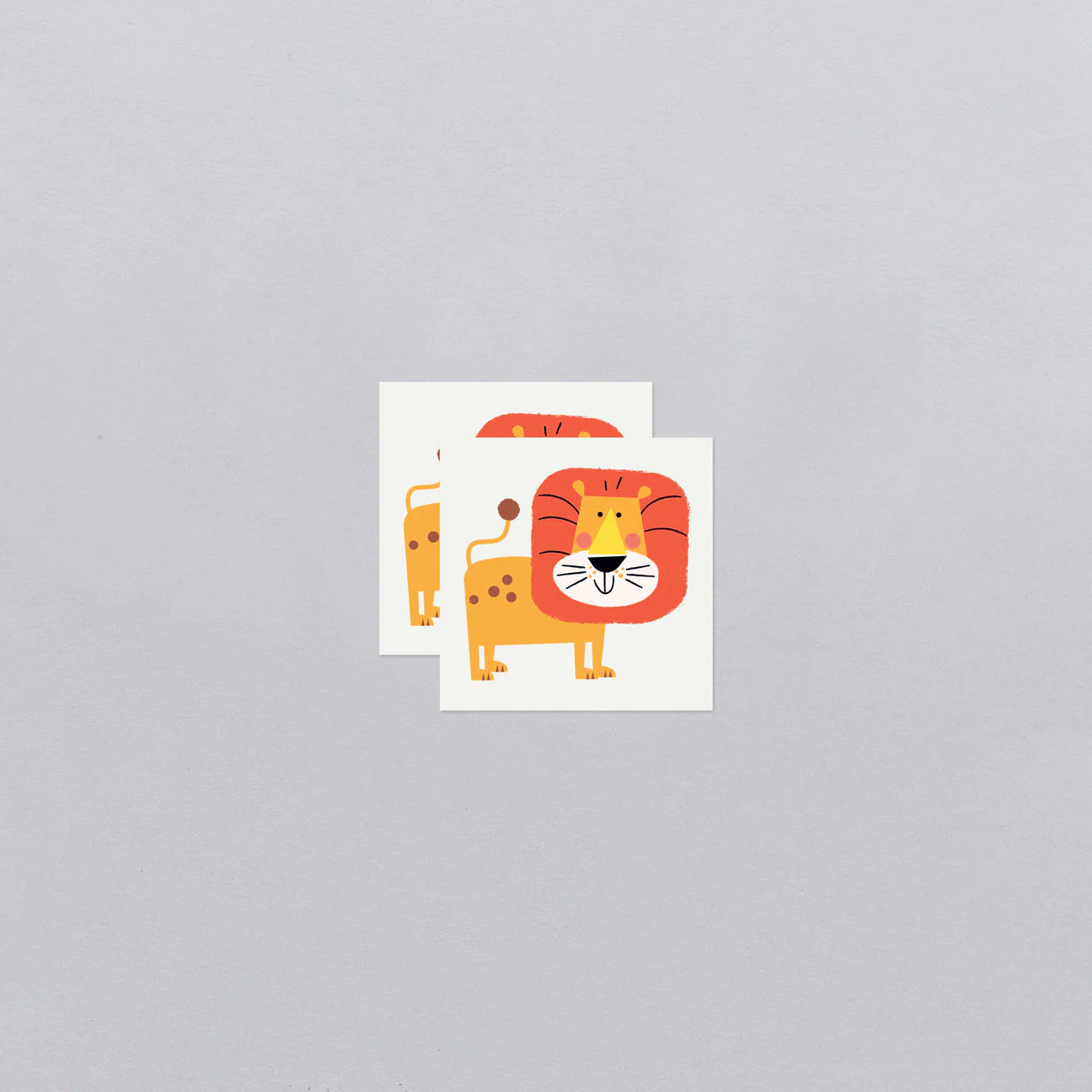 Leo Lion Tattoos - Set of 2 by Tattly - Image 4