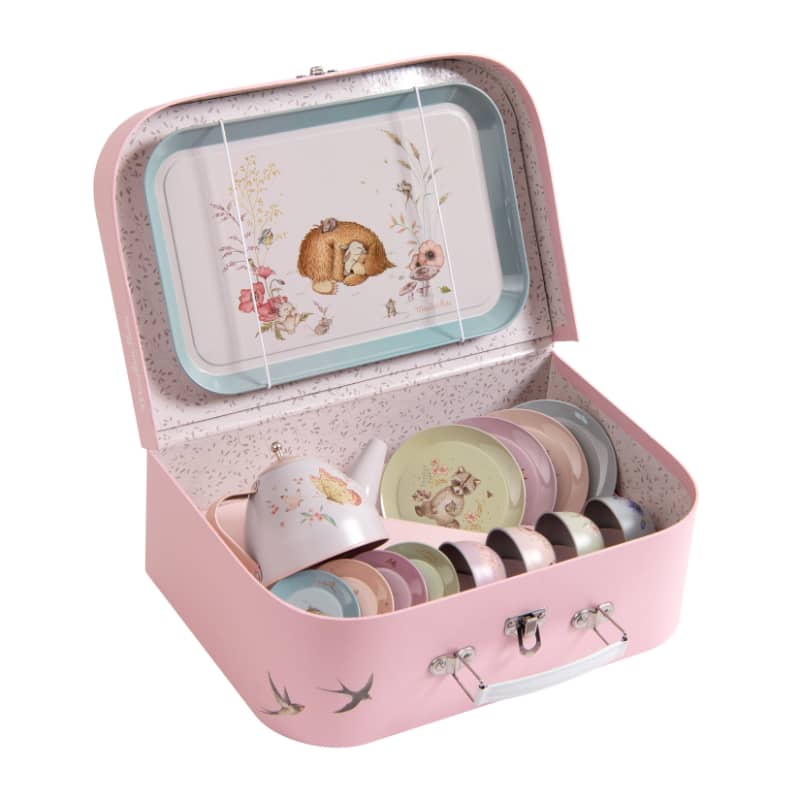 Les Rosalies Metal Tea Party Set by Moulin Roty - Image 2