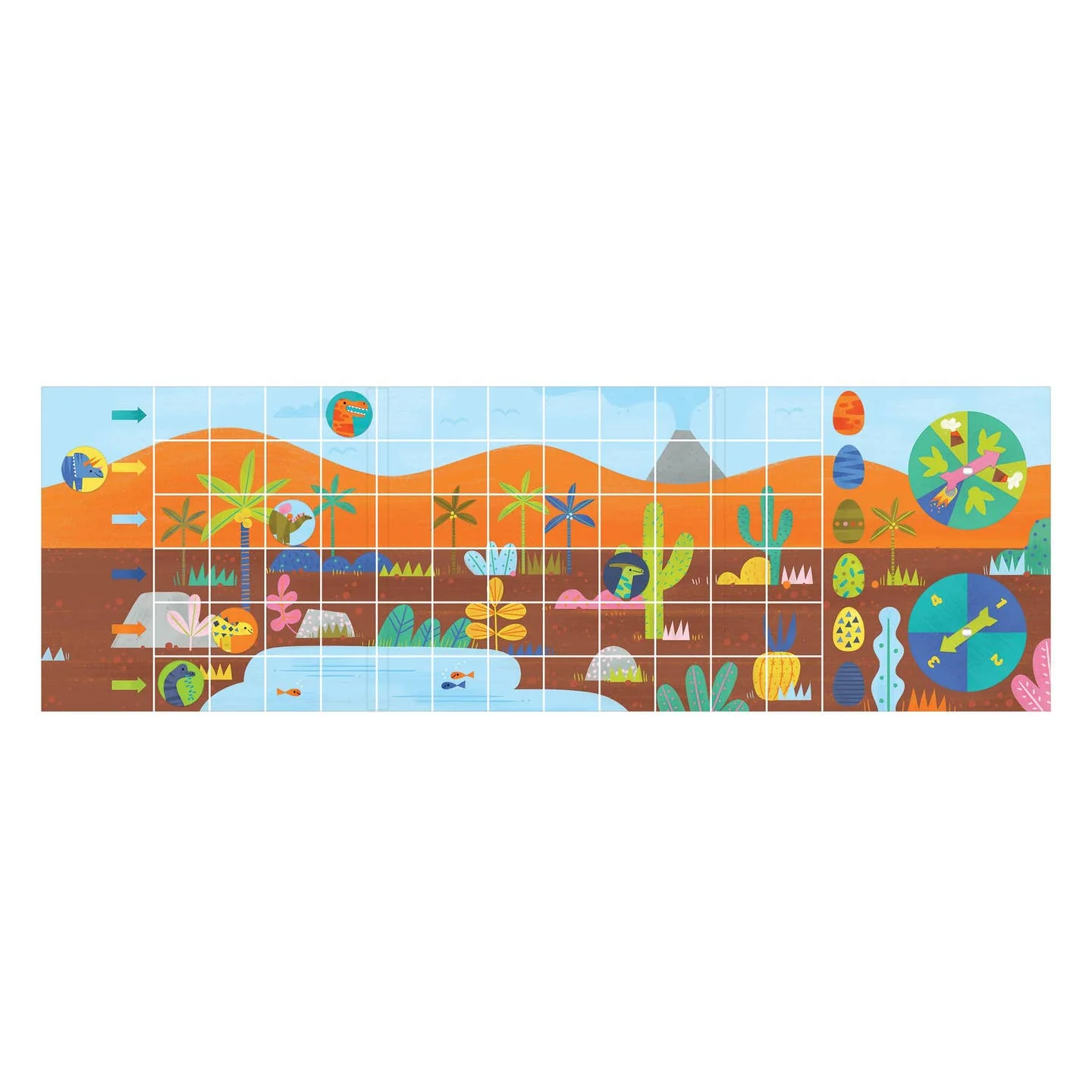 Let's Go Dinos Magnetic Board Game by Mudpuppy - Image 2