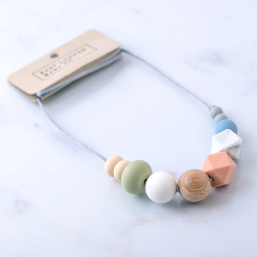 Leyton Teething Necklace by East London Baby Co