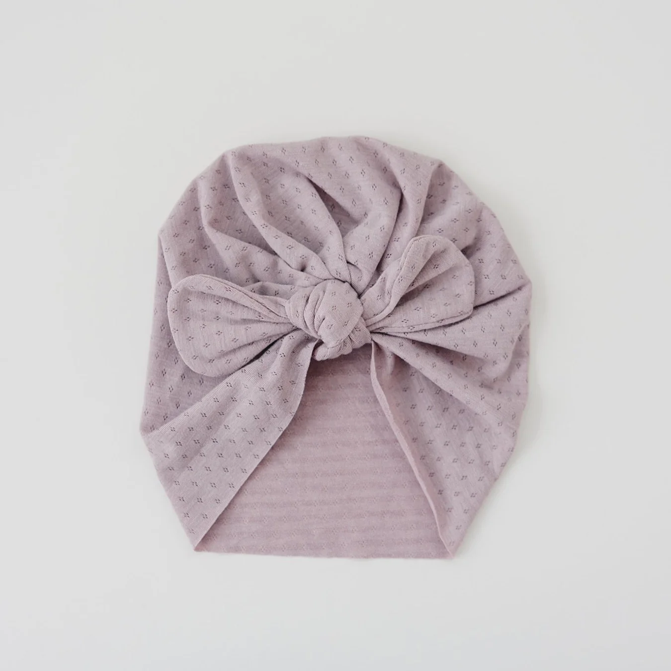 Lightweight Spring Bow Baby Turban - Peony by Golden Dot Lane