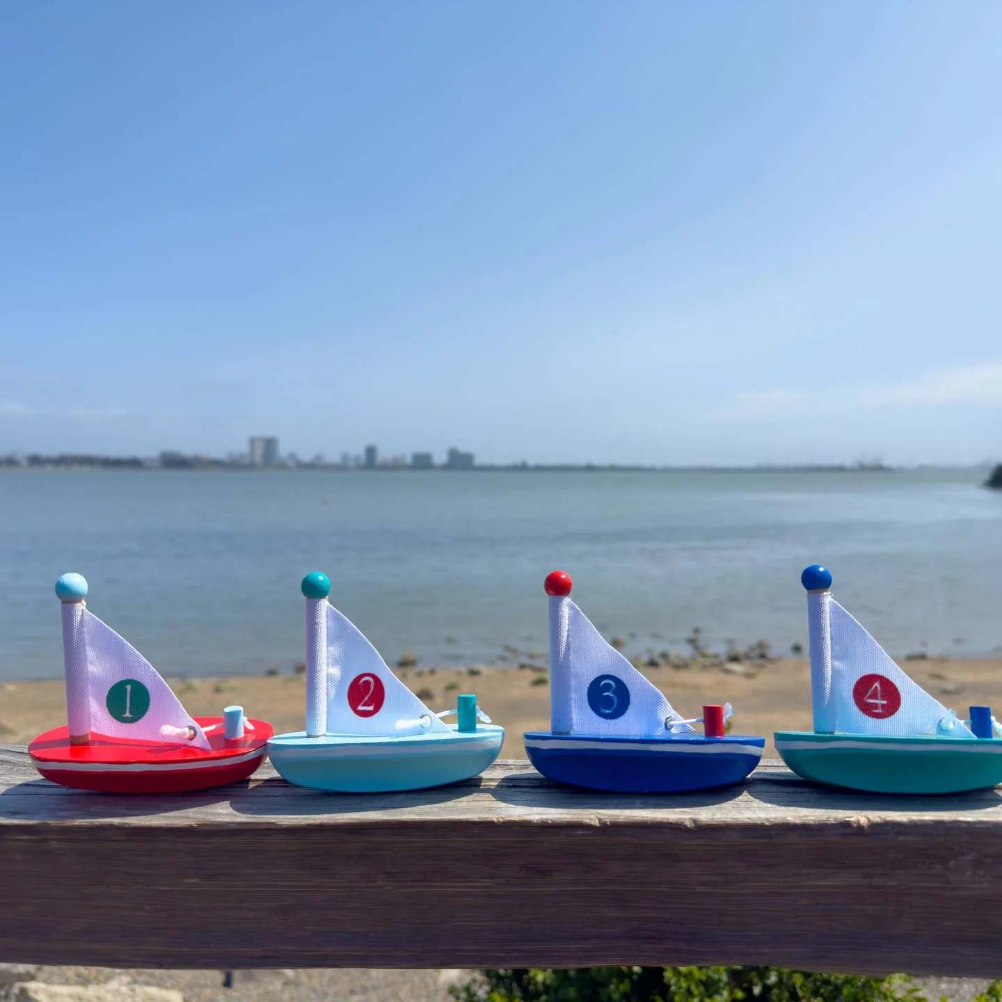 Lil Wooden Sailboat (1 Unit Assorted) by Jack Rabbit Creations - Image 4