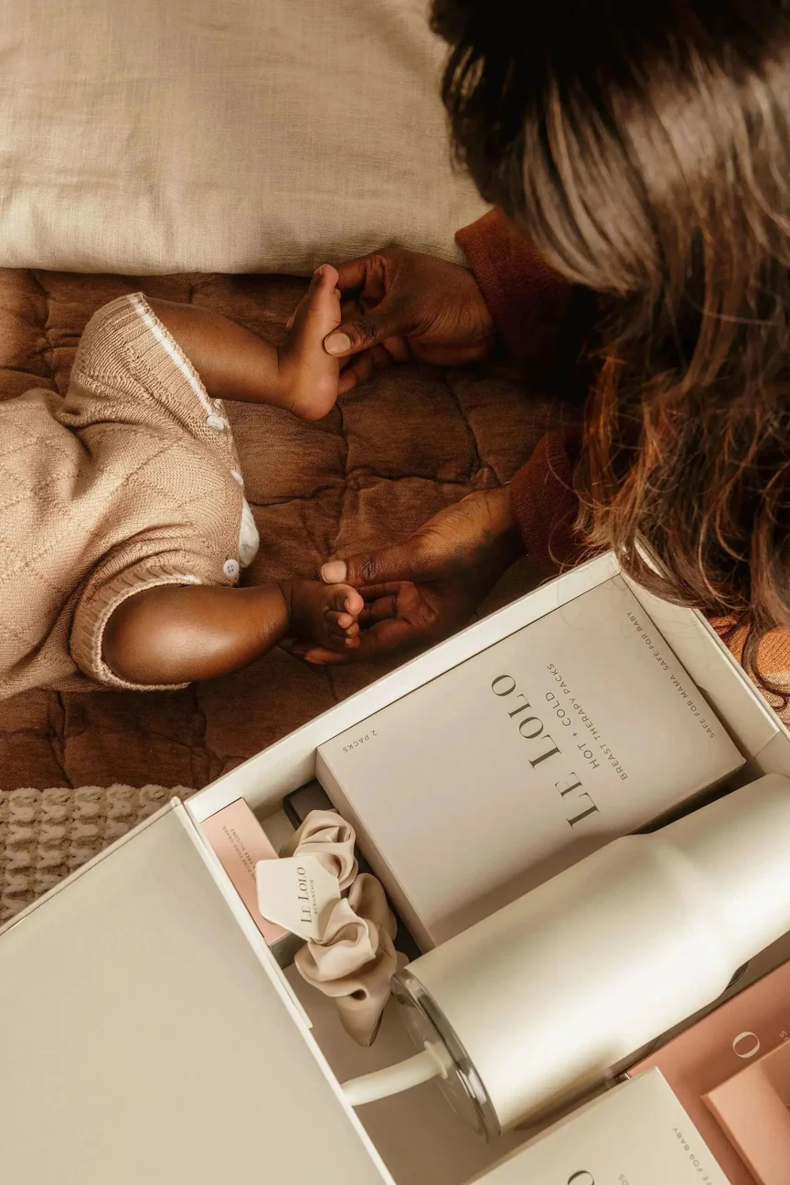 Linen Baby Keepsake Box by Le Lolo - Image 3