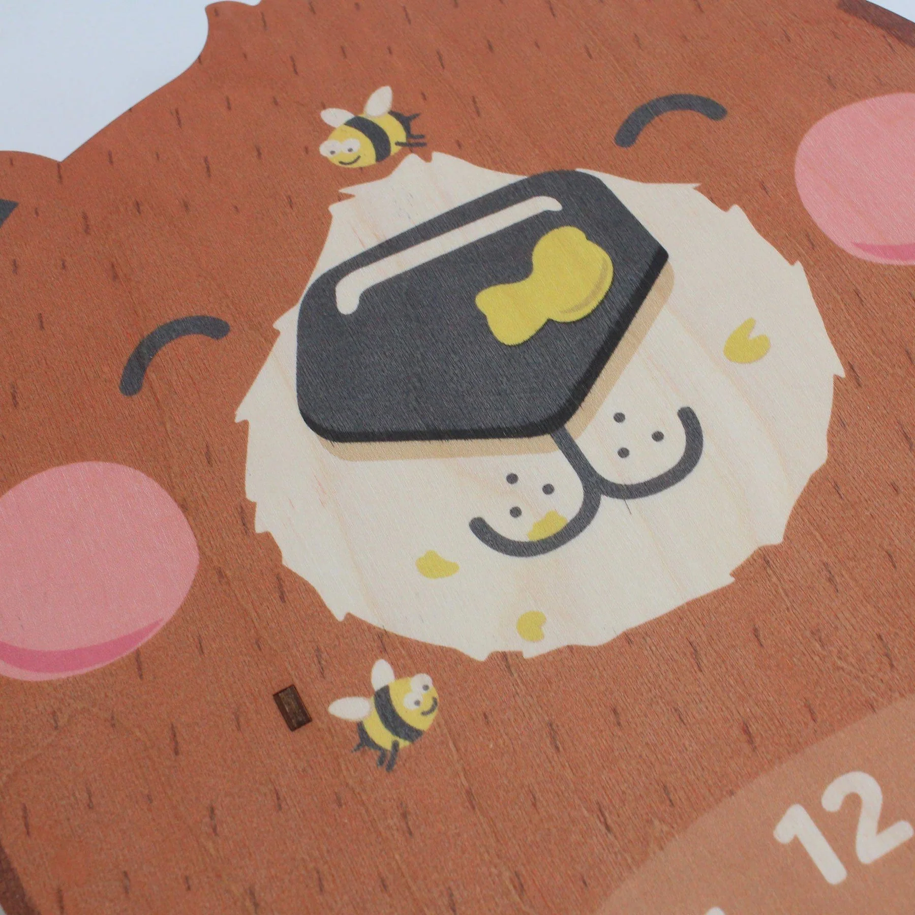 Linus the Bear Single Pendulum Clock by Birch Robot - Image 2