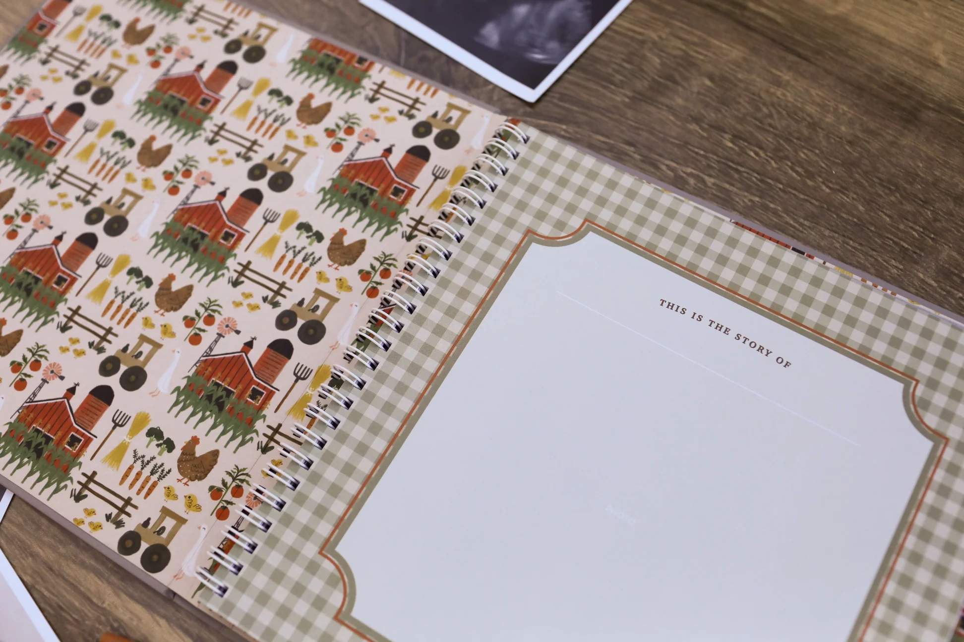 Little Farmer Baby Memory Book by Lucy Darling - Image 2