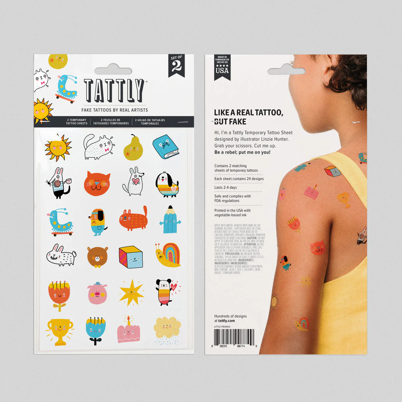 Little Friends Sheet Tattoos - Set of 2 by Tattly - Image 6