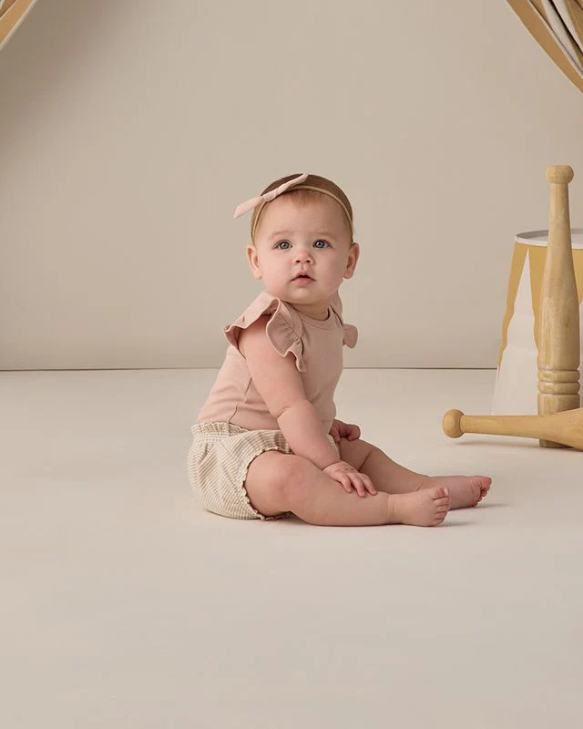Little Knot Headband - Blush by Quincy Mae - Image 3