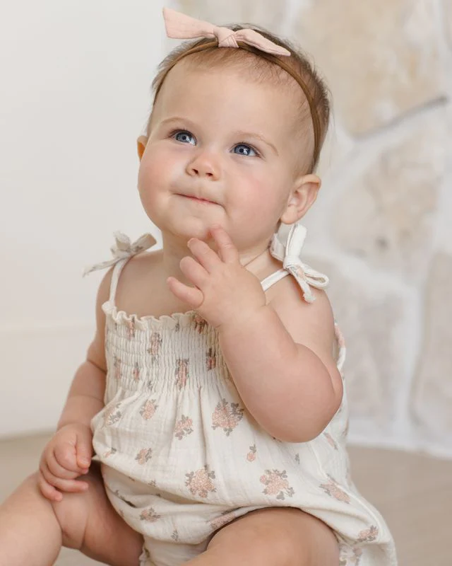 Little Knot Headband - Melon by Quincy Mae - Image 4